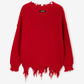 Gulliver Red Sweater for Gilr Junior-Hot Heart