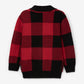 Gulliver Cardigan Red for Boys Mini - Tartan