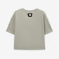Gulliver Gray Oversized Mercerized Interlock T-Shirt Girl Junior-Arboretum