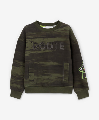 Gulliver Sweatshirt Khaki for Boys Junior-Viaduct