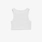 Gulliver White Crop Tank Top for Girl Mini-Smoothie