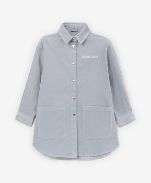 Gulliver Dress Gray for Girls Mini - Polar Owl