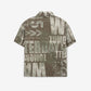 Gulliver Khaki Short-Sleeve Shirt with Print for Boy Mini