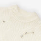 Gulliver Sweater Milky color for Girls Mini - Polar Owl