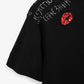 Gulliver Black Short Sleeve T-shirt for Girl Party-Art Object
