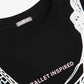 Gulliver Black Knit Tank Top with Destroy Effect for Girl Junior-Ballet