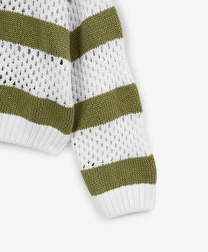 Gulliver Multicolor Knitted Green Sweater for Girl Mini-Ecuador