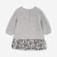Gulliver Dress Gray for Girls Baby-Snow Leopard