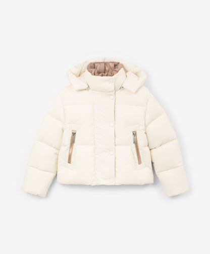 جاكيت غوليفر باللون الحليبي للبنات جونيور - القفز على الحواجز