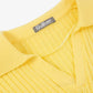 Gulliver Yellow Knitted Long Sleeve Polo for Girl Junior-Arboretum