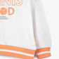 Gulliver White Hoodie with Typographic Print for Girl Mini-Court