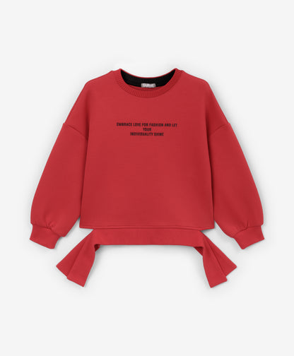 Gulliver Sweatshirt Red for Girls Mini - Irbis
