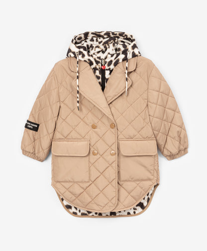 Gulliver Demi-season jacket Beige for Girls Mini - Irbis