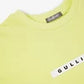 Gulliver Oversized Asymmetrical Lime Green Short Sleeve T-Shirt for Girl Mini-Ecuador