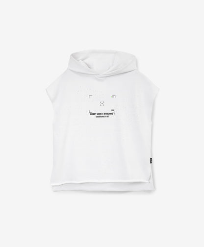 Gulliver White Vest for Boy Junior-Matrix