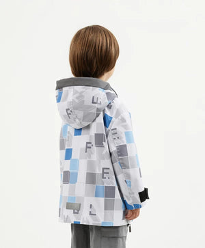 Gulliver Multicolor Hooded Windbreaker for Boy Mini-Pixels