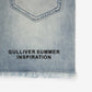 Gulliver Light Blue Denim Shorts for Girl Mini-Smoothie