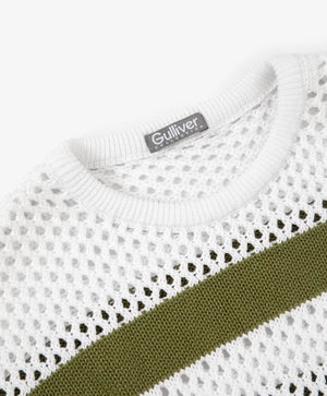 Gulliver Multicolor Knitted Green Sweater for Girl Mini-Ecuador