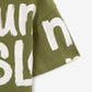 Gulliver Green Cropped Oversized T-Shirt for Girl Mini-Ecuador
