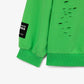Gulliver Light Green Distressed Hoodie for Boy Junior-Matrix