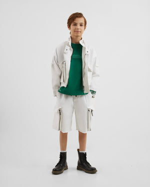 Gulliver Milky color Denim jacket for Boy