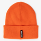 Gulliver Orange Double-Layer Knitted Beanie with Patch for Boy Mini-Writer